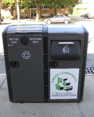 Solar Trash Cans In Arlington | Centers And Squares